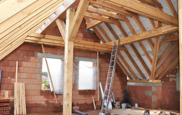 Up Cerne attic trusses